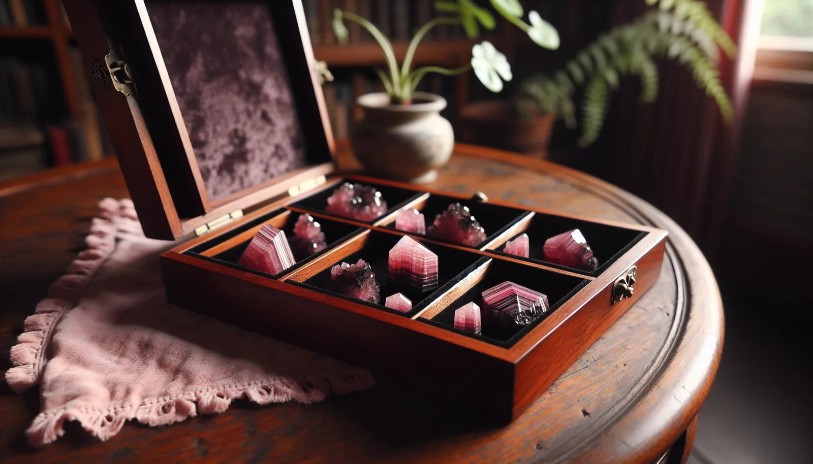 Proper storage of Rhodonite crystals