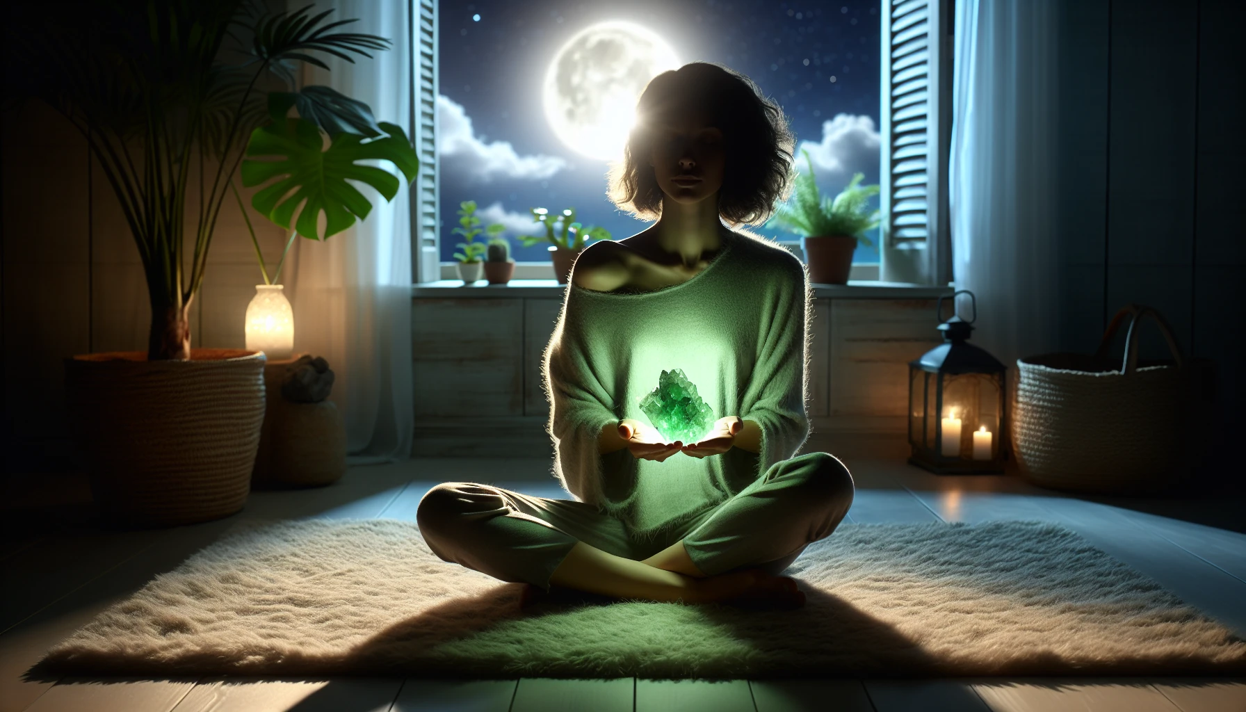 Moldavite meditation before sleep