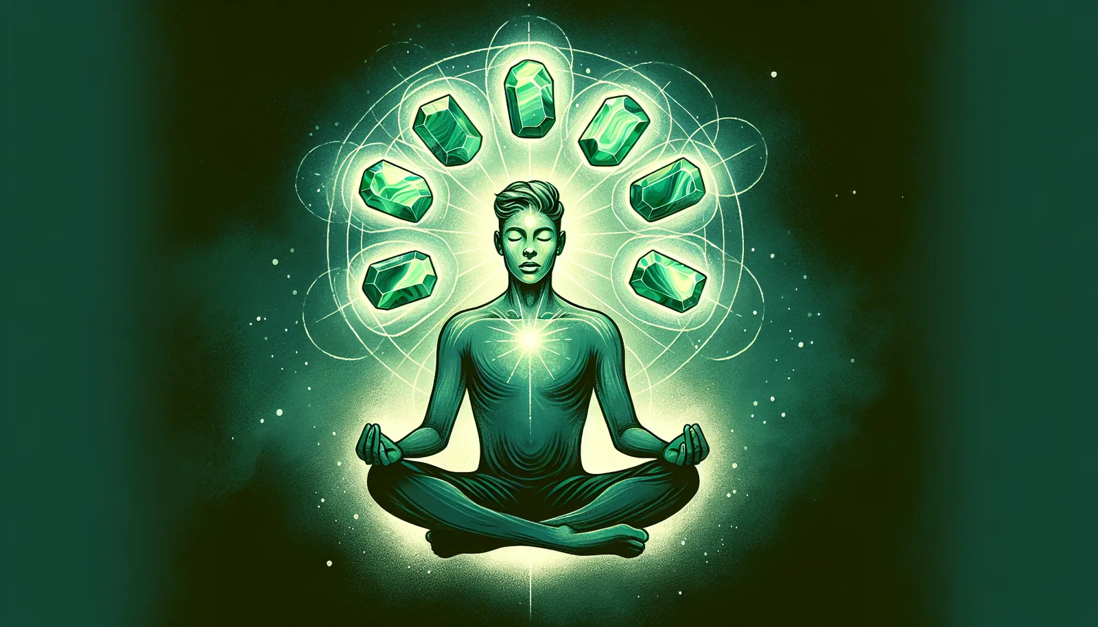 Illustration of a person experiencing mental clarity and emotional balance