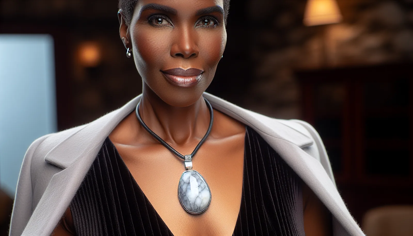 Wearing howlite jewelry