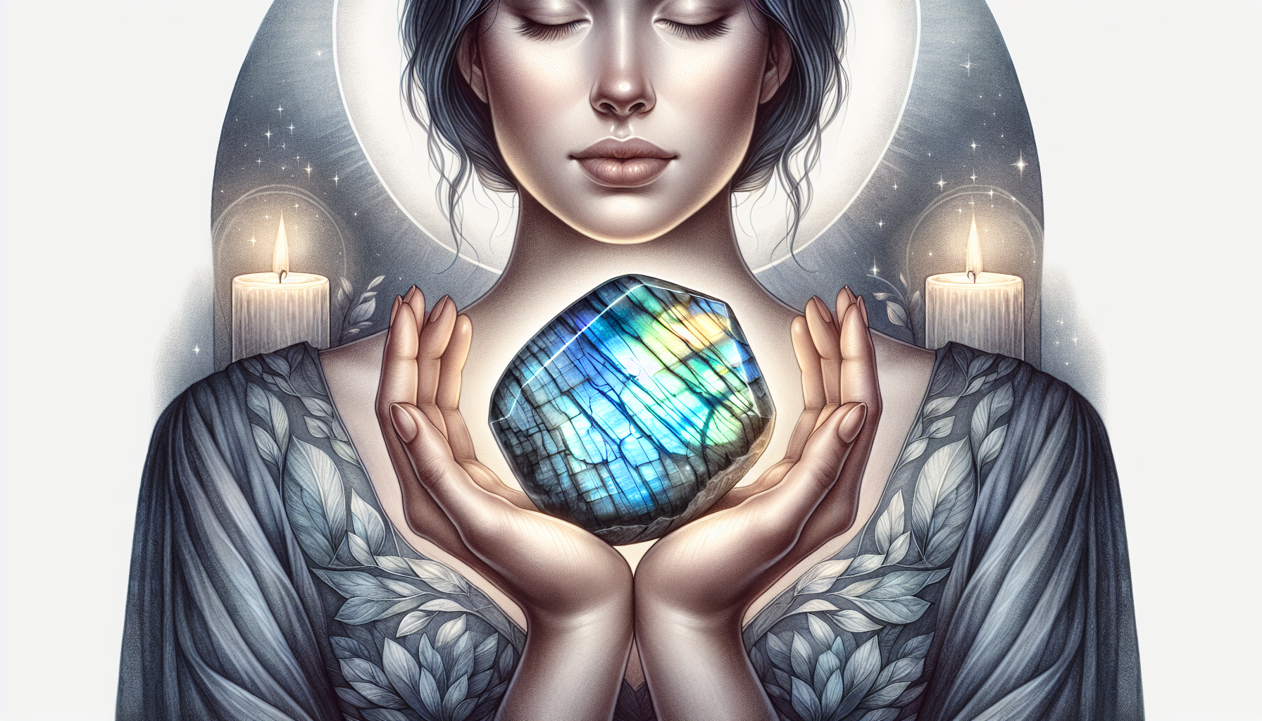 Meditation with labradorite