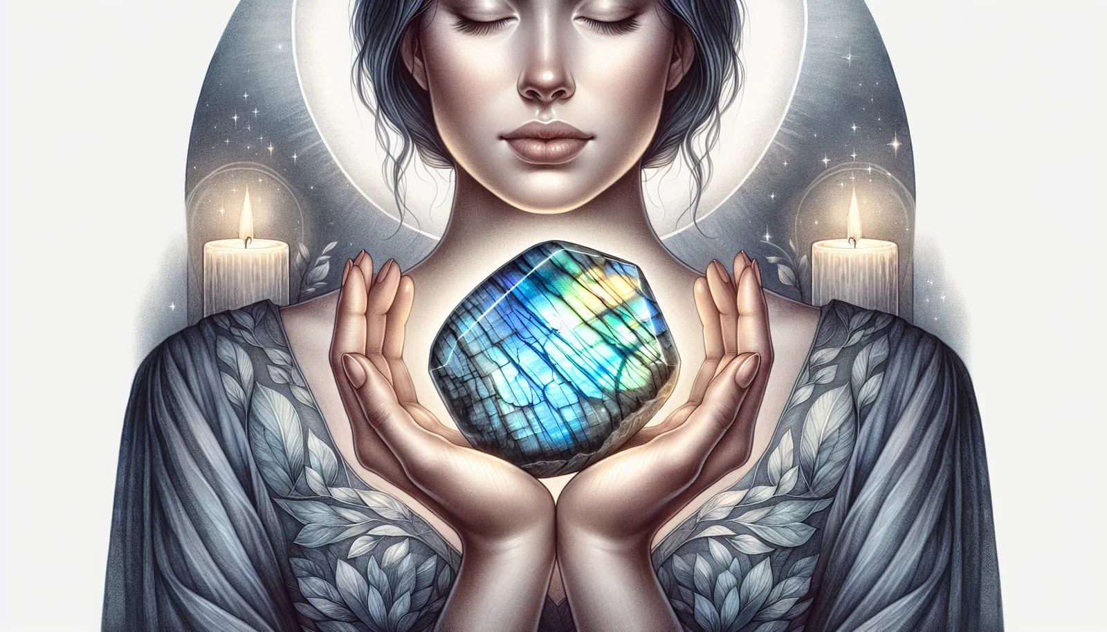 Meditation with labradorite