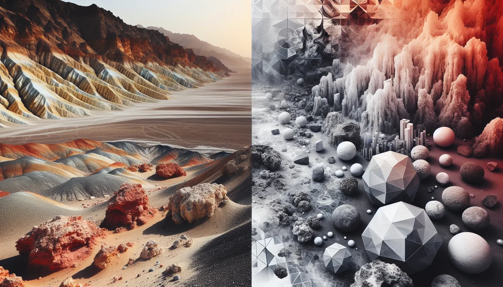 Illustration of non-living matter and minerals