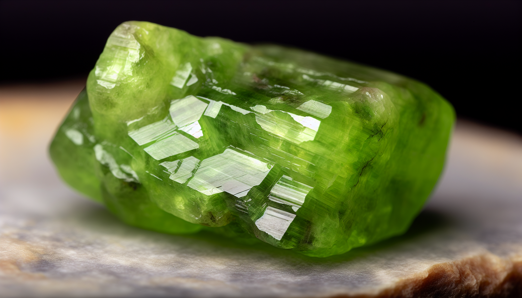 Peridot crystal for spiritual growth and emotional healing