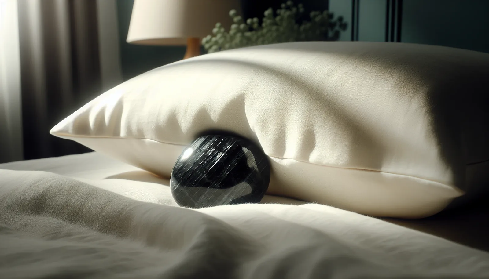 Black tourmaline under pillow