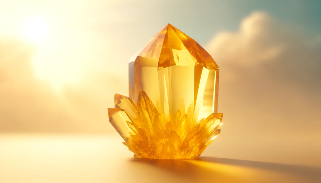a citrine crystal