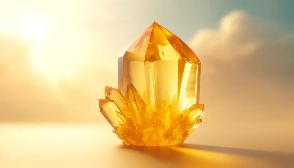 a citrine crystal
